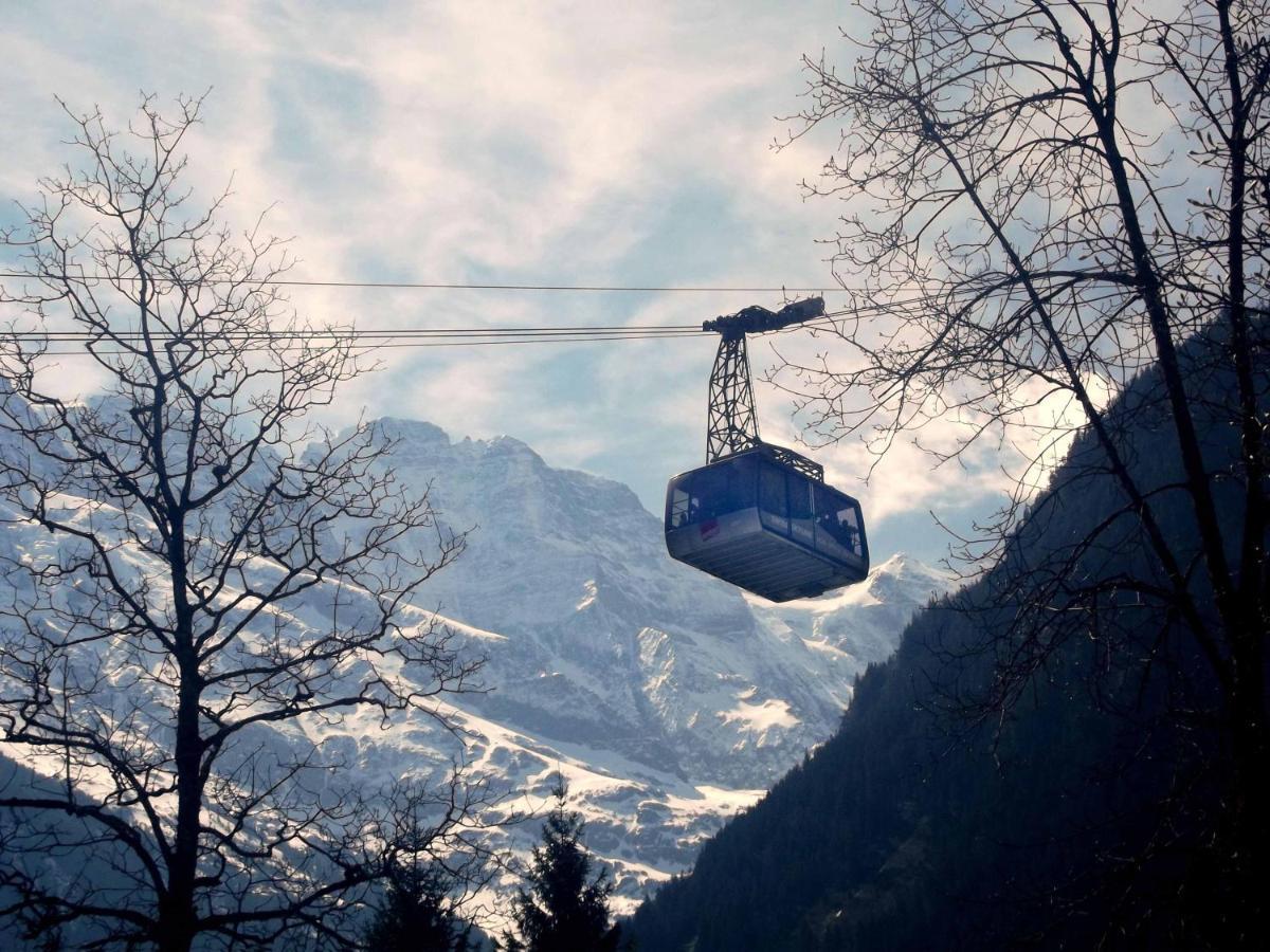 Apartmán Baerghaesli Im Beo Als Basis Im Wintersportgebiet Gsteigwiler Exteriér fotografie